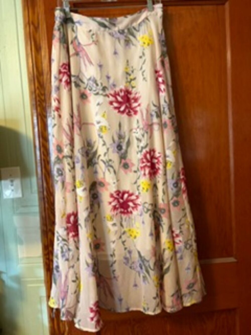 Flint & Moss Floral Flowy Maxi Skirt